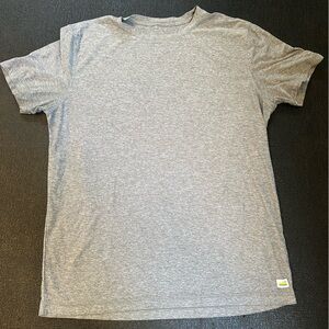Vuori Gray Short Sleeve Tee Strato Tech